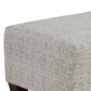 Arapahoe Home Ronstadt Ash Ottoman in Aspen Linen, , large