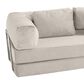 Jaxx Unsofa Stationary Sofa in Ivory Velvet, , large