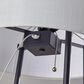 Adesso Henry Shelf Floor Lamp in Black and Natural, , large