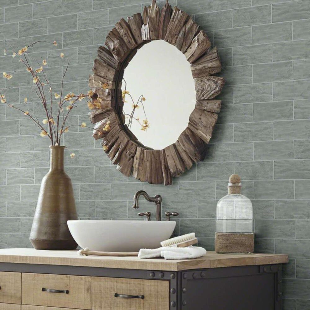 Shaw Geoscape Light Grey 3&quot; x 6&quot; Ceramic Wall Tile, , large