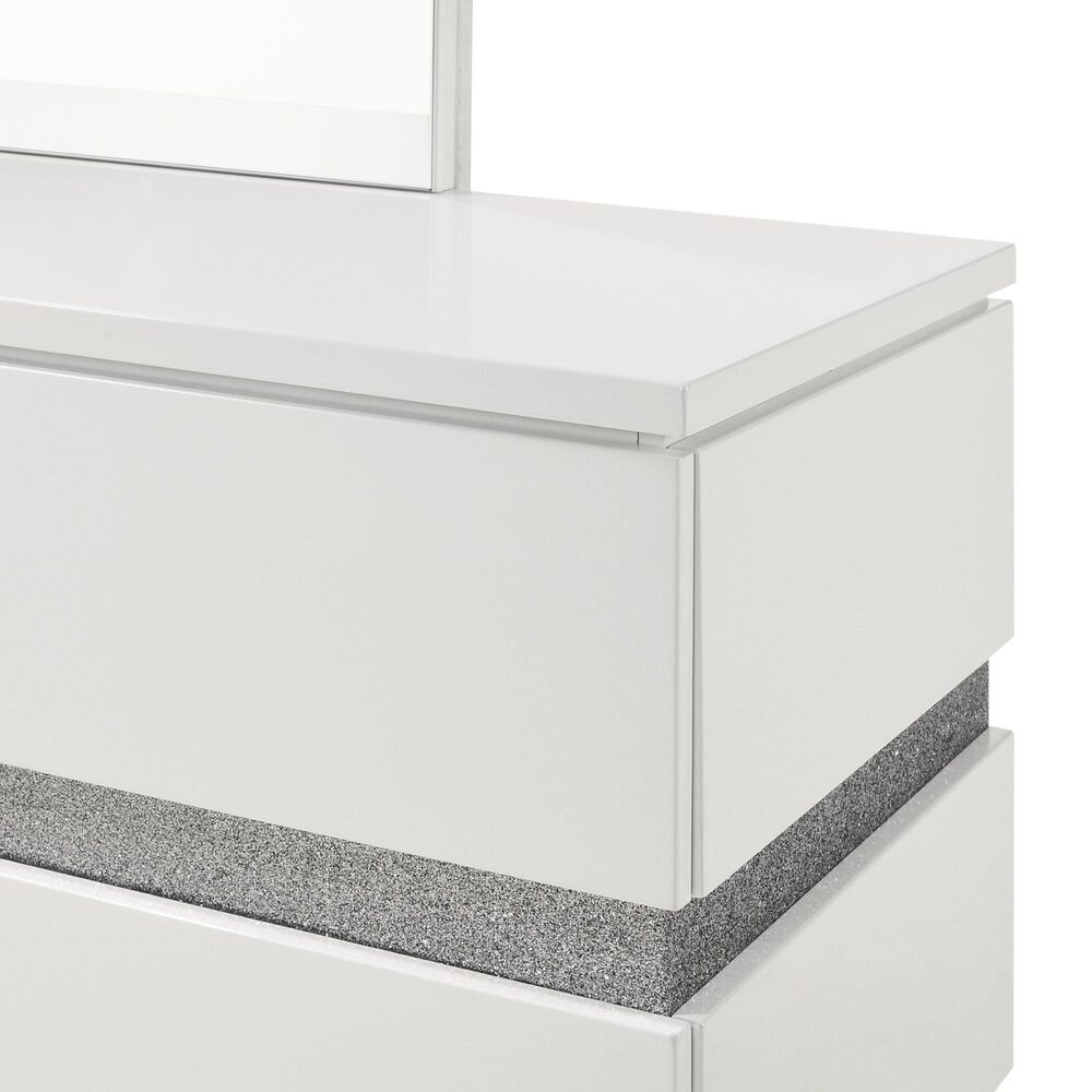 New Heritage Design Paradox 6-Drawer Dresser in White, , large