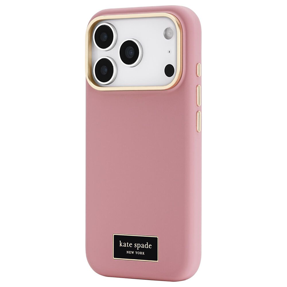 Kate Spade Silicone MagSafe Case for Apple iPhone 17 Pro in Icon Dusk Rose, , large