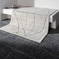 Surya Hightower Charcoal, White and Black 6" x 9" Area Rug, , large