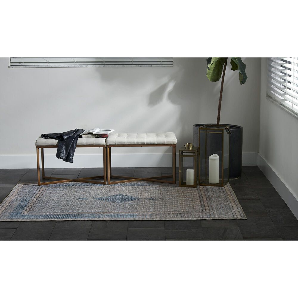 Momeni Afshar 7&#39;6&quot; x 9&#39;6&quot; Blue Area Rug, , large