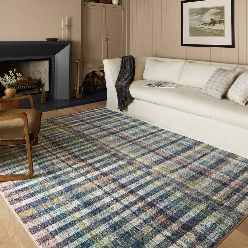 Chris Loves Julia x Loloi Humphrey 3&#39;6&quot; x 5&#39;6&quot; Plum and Multicolor Area Rug, , large