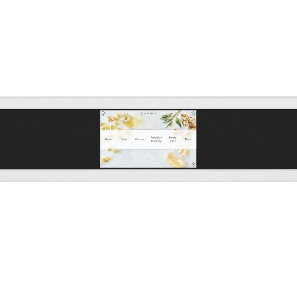 Cafe 2-Piece Kitchen Package with Matte White 30" Smart Built-In Convection Double Wall Oven and Stainless Steel 30" Electric Cooktop, , large