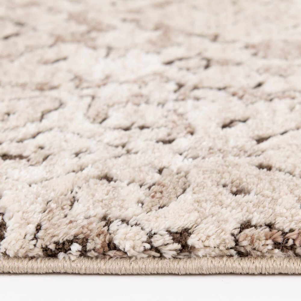 Central Oriental Stonington Tevin 7&#39;10&quot; x 9&#39;10&quot; Coconut and Almond Area Rug, , large