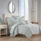 J. Queen New York Water"s Edge 3-Piece King/California King Quilt Set in Aqua, , large