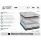 Harvest Sleep Rose Firm Hybrid California King Mattress in a Box, , large
