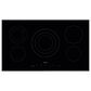 SMEG 36" Ceramic Electric Cooktop in Black, , large