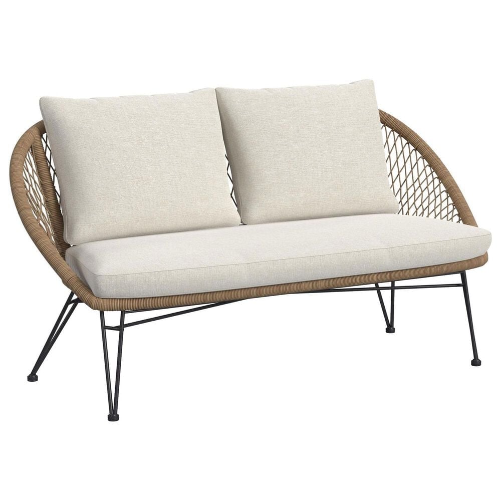 Mayberry Hill Grace 4-Piece Patio Conversation Set in Beige, , large