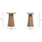 Jennifer Taylor Home Clarence End Table in Antique Natural Brown, , large