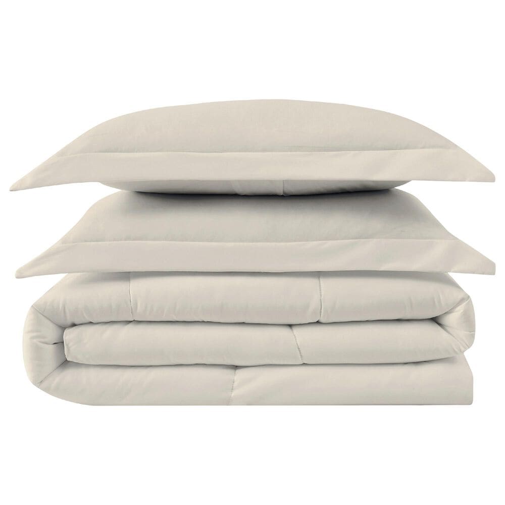 Pem America Truly Calm Antimicrobial 3-Piece King Comforter Set in Khaki, , large