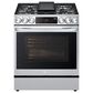 LG 6.3 Cu. Ft. Smart Wi-Fi Enabled ProBake Convection InstaView Slide-In Gas Range with Air Fry in Print Proof Stainless Steel, , large