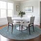 Dalyn Rug Company Solace SL11 8" Round Aqua Area Rug, , large