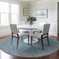 Dalyn Rug Company Solace SL11 8" Round Aqua Area Rug, , large