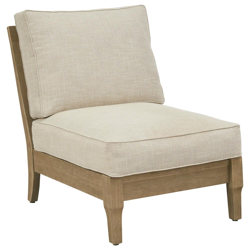 Ashley Clare View 4-Piece Outdoor Sectional in Beige, , large
