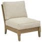 Ashley Clare View 4-Piece Outdoor Sectional in Beige, , large