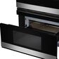 Sharp 30" Smart Electric Microwave Wall Oven Combo in Stainless Steel and Black, , large