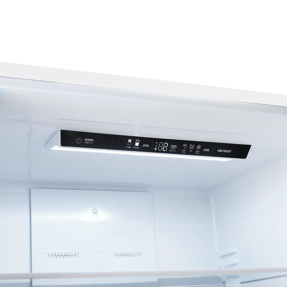 Forno Milano Espresso 17.2 Cu. Ft. Bottom Freezer Refrigerator with Left Swing in White, , large