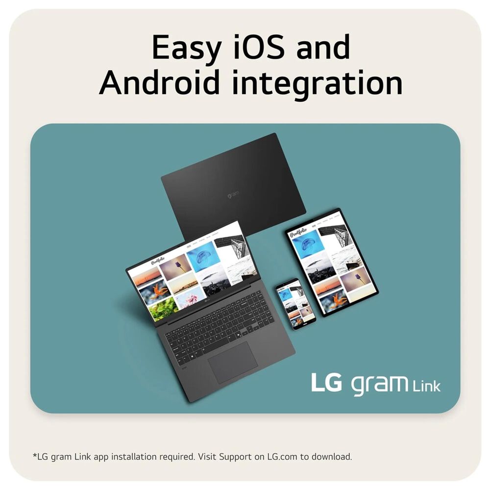 LG Gram 17&quot; Laptop | Intel Core Ultra 7 256V - 16GB RAM - Intel Arc Graphics - 2TB SSD in Obsidian Black, , large
