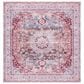 Safavieh Serapi 6"7" Square Light Blue and Red Area Rug, , large