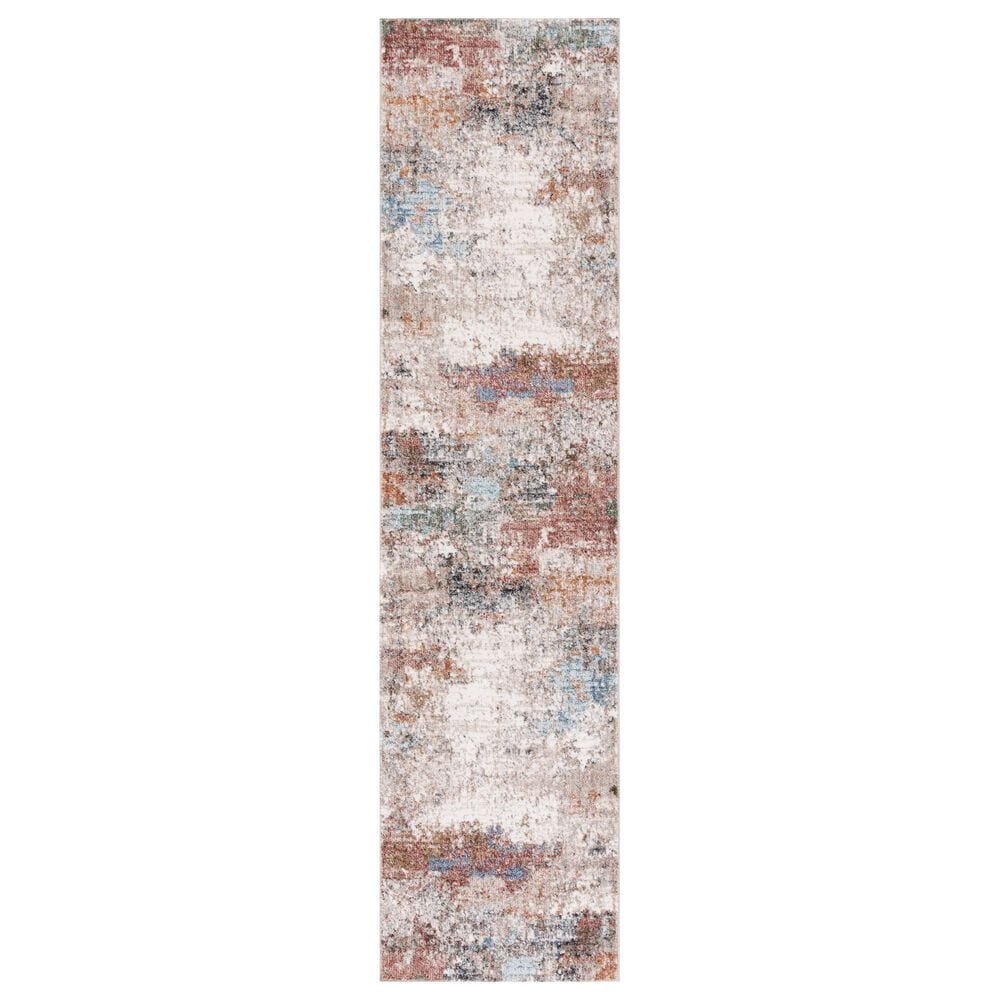 Safavieh Jasmine 2"2" x 9" Beige and Light Blue Runner, , large