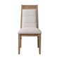 Hawthorne Furniture Landmark Upholstered Side Chair w/Webbed Seat in Weathered Oak, , large