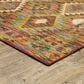 Oriental Weavers Malibu 2" x 8" Gold and Multicolor Runner, , large