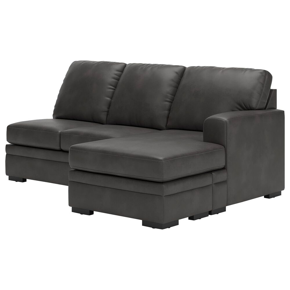 Ashley Lofton-Pike 2-Piece Stationary Right Facing Sectional with Chaise in Shadow, , large