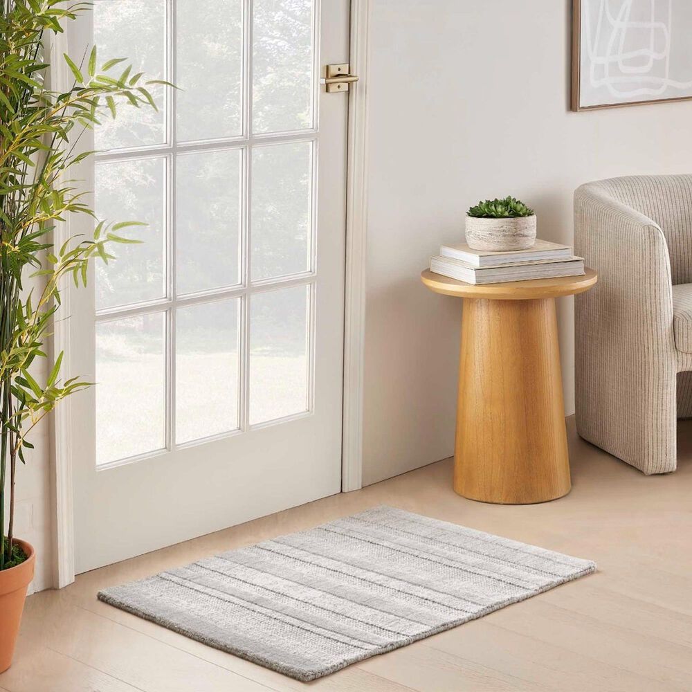 Nourison Pure Multi Weave Grey 2&#39; x 3&#39; Area Rug, , large