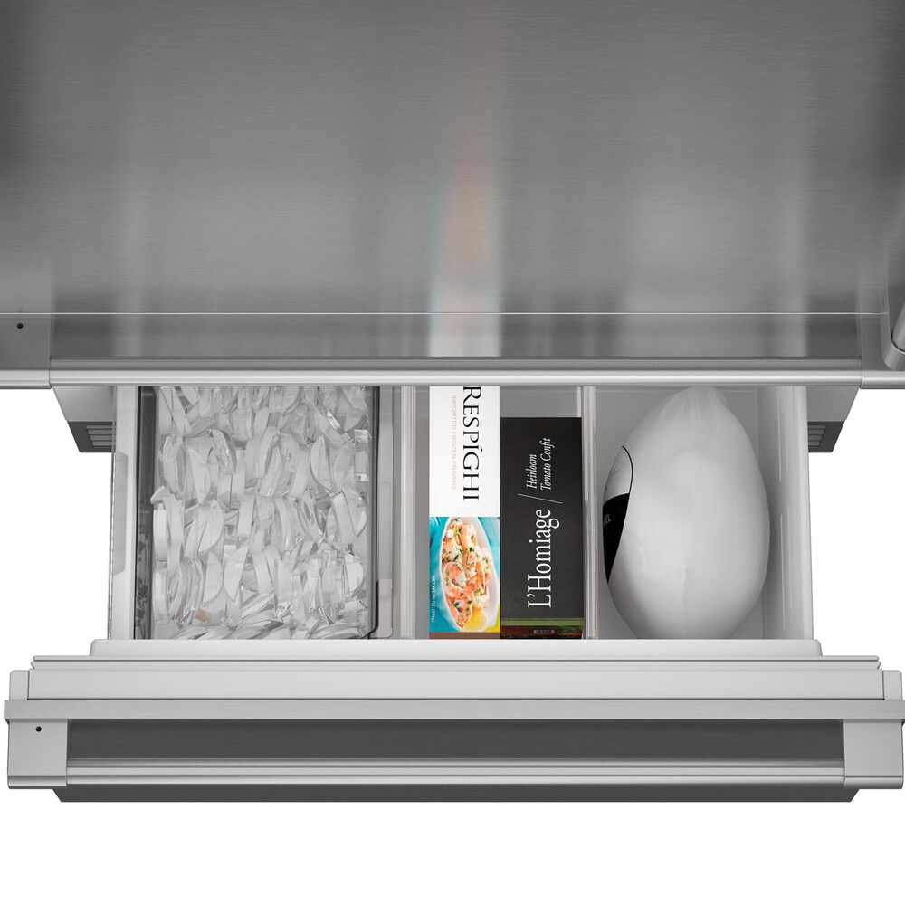 Monogram 20.1 Cu. Ft. Integrated Built-In Bottom Freezer Refrigerator with Right Hinge in Panel Ready, , large