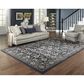 Oriental Weavers Richmond 8020K 9"10" x 12"10" Navy Area Rug, , large