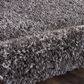Nourison Luxe Shag LXS01 9" x 12" Charcoal Area Rug, , large