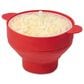 HIC Kitchen Microwave Popcorn Popper in Crimson Red, , large