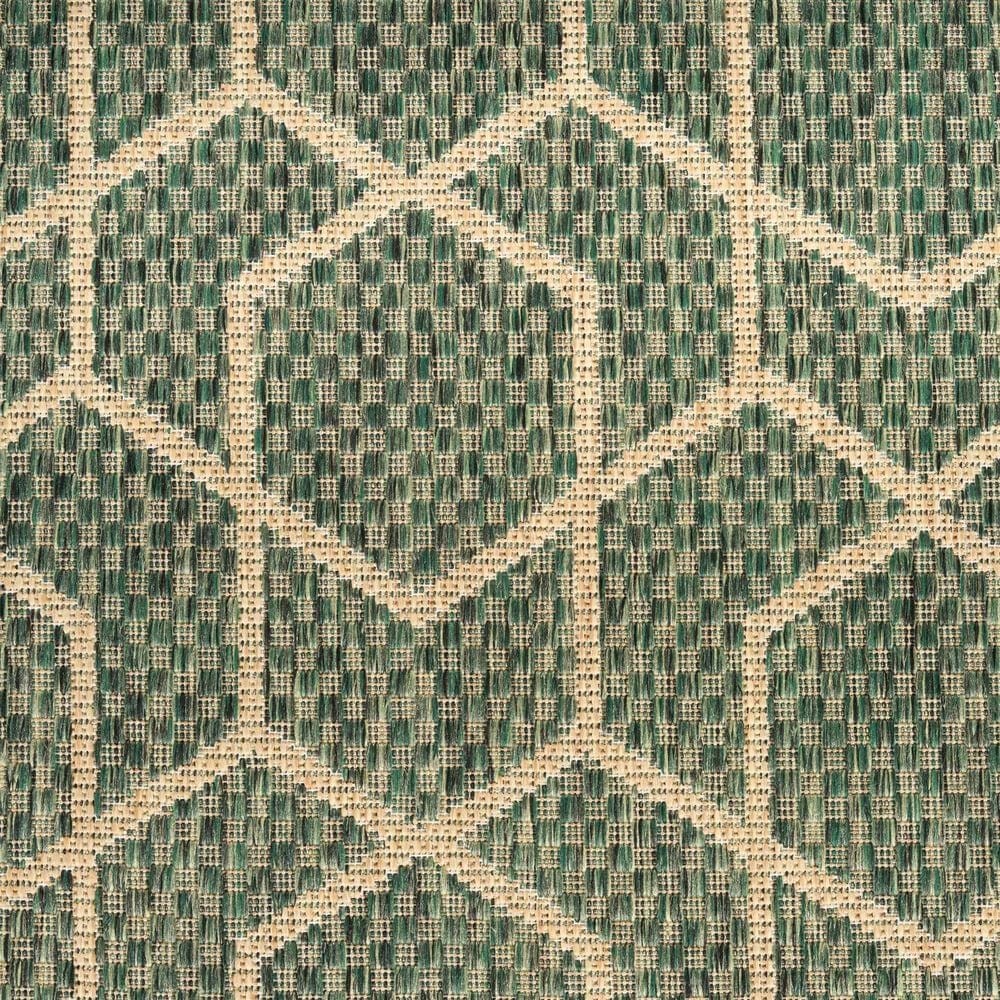 Nourison Horizon HOZ01 Green 2&#39;2&quot; x 8&#39; Indoor/Outdoor Runner, , large