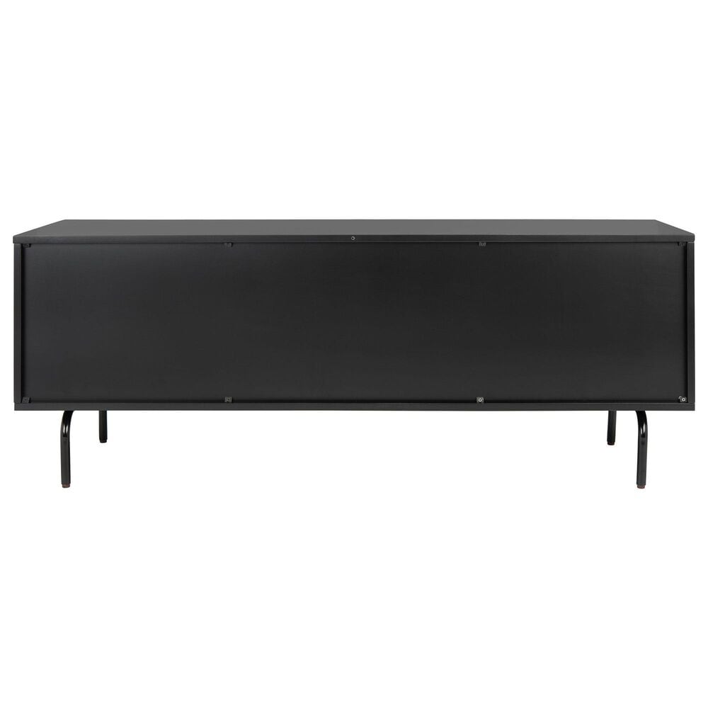 Safavieh Genevieve 54&quot; Media Stand in Black and Walnut, , large