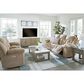 Ashley Tip-Off Power Reclining Sofa with Adjustable Headrest in Wheat, , large