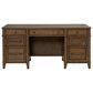 Liberty Furniture Carolina Park Junior Executive Desk in Amber Brown, , large