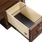 Riva Ridge Arlington Half Pedestal Desk in Classis Brown, , large