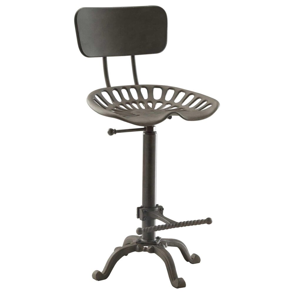 Carolina Chair and Table August Tractor Seat Stool in Industrial, , large