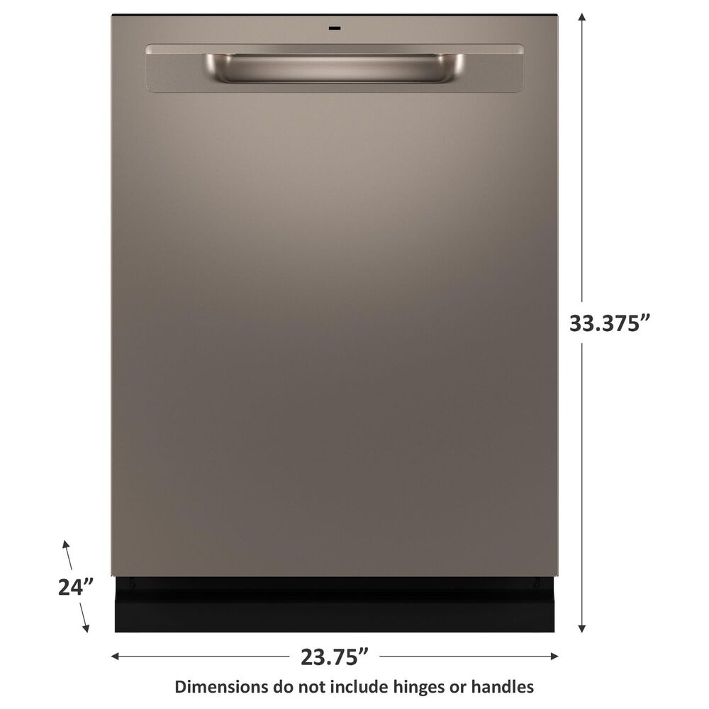 GE Appliances 24&quot; Built-In Pocket Handle Dishwasher in Fingerprint Resistant Slate, , large