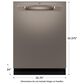 GE Appliances 24" Built-In Pocket Handle Dishwasher in Fingerprint Resistant Slate, , large