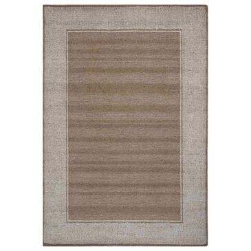 RIZZY Willow Striped Brown, Ivory and Beige 3" x 5" Area Rug, , large