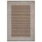 RIZZY Willow Striped Brown, Ivory and Beige 3" x 5" Area Rug, , large