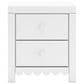 Ashley Mollviney 2-Drawer Nightstand in Matte White, , large