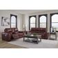 Ashley Alessandro Power Reclining Sofa in Garnet, , large