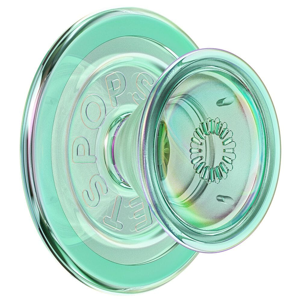PopSockets MagSafe Circle PopGrip in Iridescent Turqoise, , large