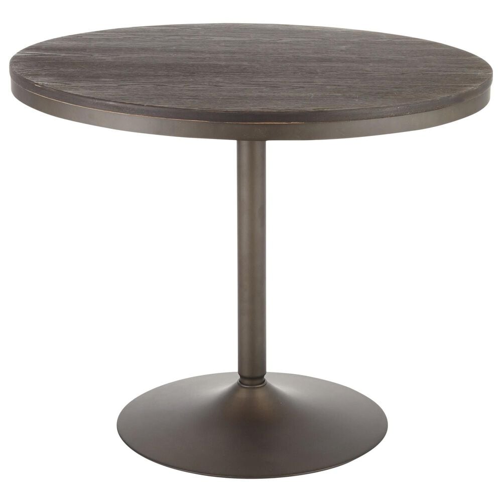 Lumisource Dakota Dining Table in Espresso - Table Only, , large