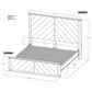 Fallridge Balam 4-Piece King Platform Bedroom Set in Black, , large